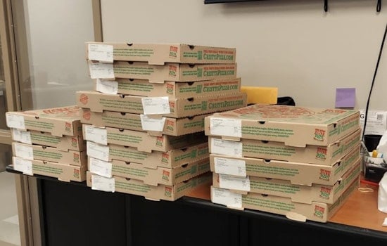 Fairfield County Business Owner Delivers Pizza Feast to Local Law Enforcement in a Show of Community Support