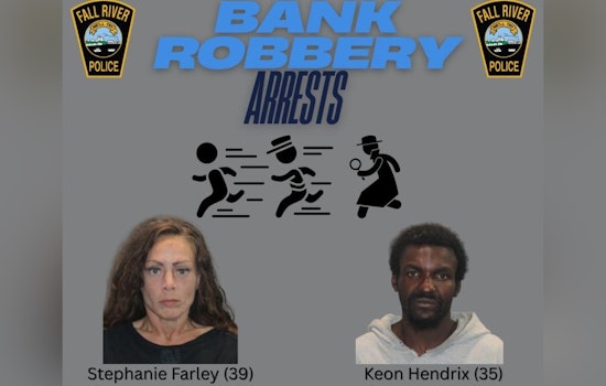 Fall River Police Crack Bank Robbery Case as Female Suspect and Accomplice Charged After Diligent Investigation