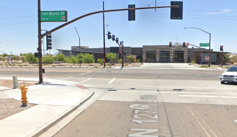 Fire Departments Battle 10-Acre Brush Fire Near Avondale's Agua Fria River