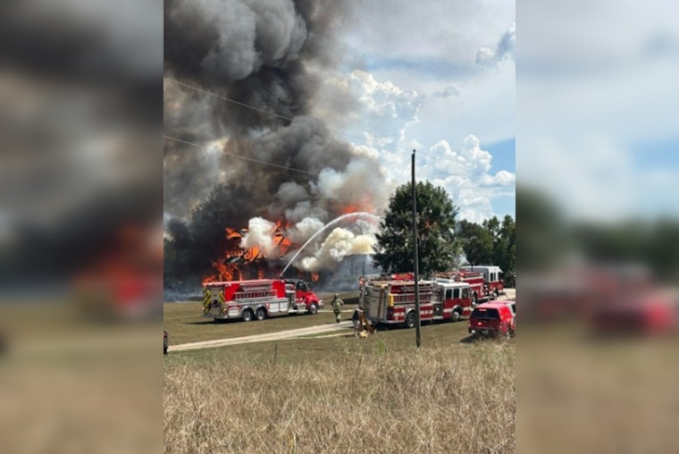 Firefighters Battle Severe Blaze at Jackson County Residence, Investigation Underway