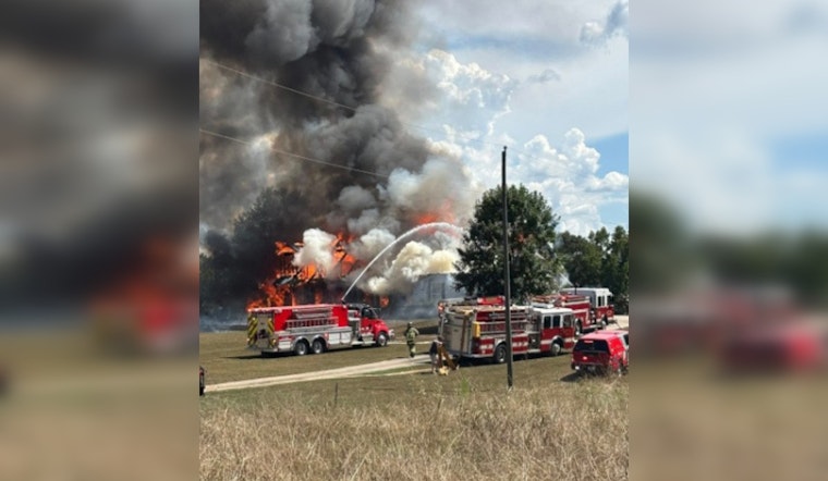 Firefighters Battle Severe Blaze at Jackson County Residence, Investigation Underway