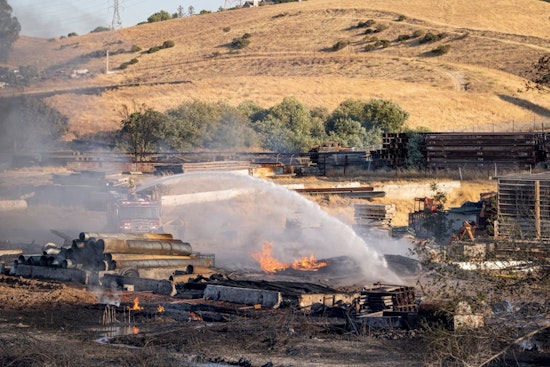 Firefighters Quell 10-Acre Blaze in Antioch, Commendable Rescue Amid Intense Flames