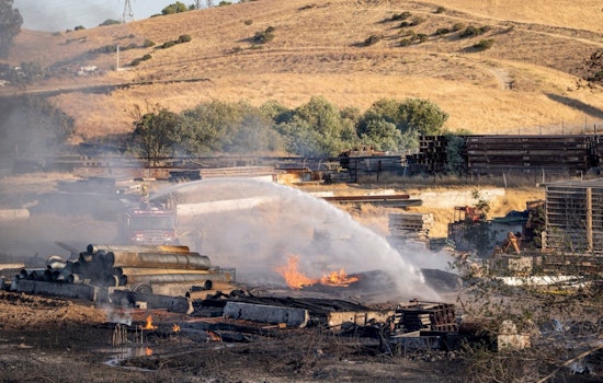 Firefighters Quell 10-Acre Blaze in Antioch, Commendable Rescue Amid Intense Flames