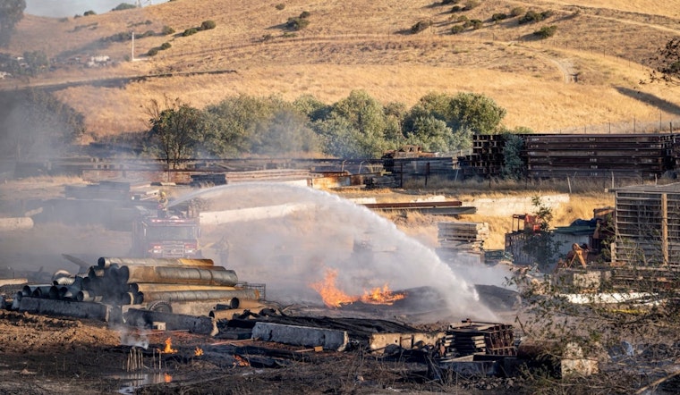 Firefighters Quell 10-Acre Blaze in Antioch, Commendable Rescue Amid Intense Flames