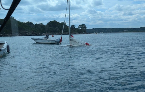 Five Rescued from Sinking Sailboat in Manchester-by-the-Sea Harbor, No Injuries Reported