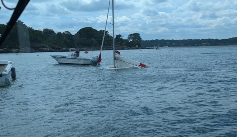 Five Rescued from Sinking Sailboat in Manchester-by-the-Sea Harbor, No Injuries Reported