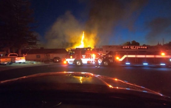 Folsom Firefighters Rapidly Contain Blaze Threatening Homes on Independence Day, Fireworks Suspected Cause