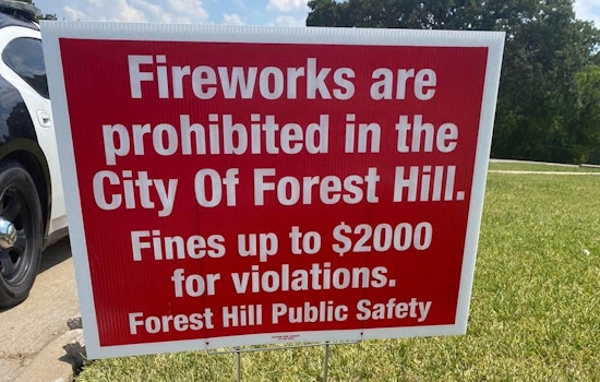 Forest Hill Police Crack Down on Illegal Fireworks and Gunfire, Urge Safety on July 4th