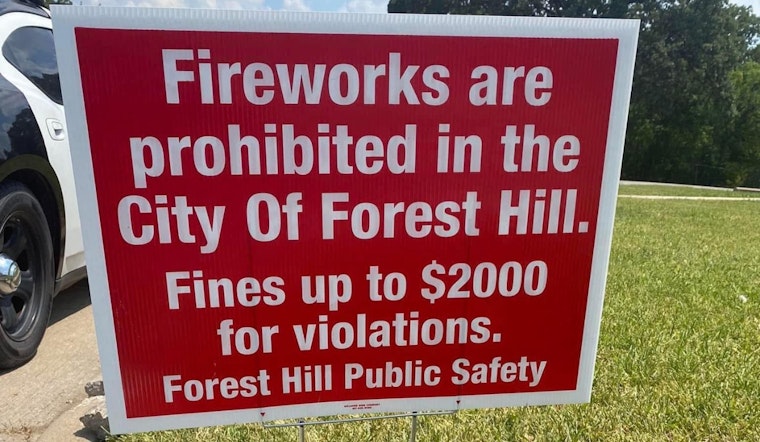 Forest Hill Police Crack Down on Illegal Fireworks and Gunfire, Urge Safety on July 4th