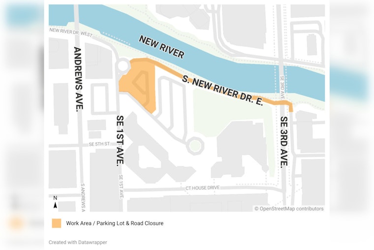 Fort Lauderdale Announces Water Main Construction, Downtown Delays and Detours Expected Starting July 14