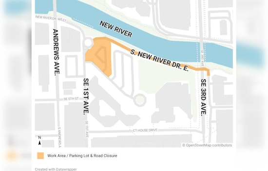 Fort Lauderdale Announces Water Main Construction, Downtown Delays and Detours Expected Starting July 14