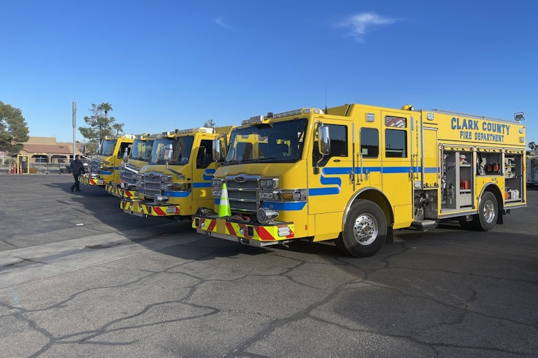 Four Displaced, No Injuries in Mobile Home Blaze Near Tropicana and Jones in Las Vegas