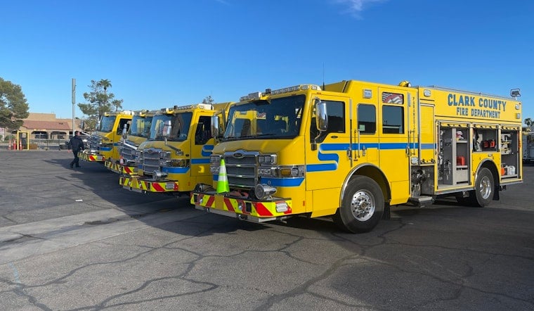 Four Displaced, No Injuries in Mobile Home Blaze Near Tropicana and Jones in Las Vegas