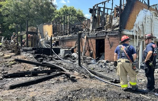 Franklin Home Engulfed in Flames, Community Bands Together in Emergency Response