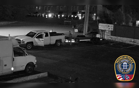 Franklin Police Seek Assistance to Capture Suspected Trailer Thief; $1,000 Reward Offered