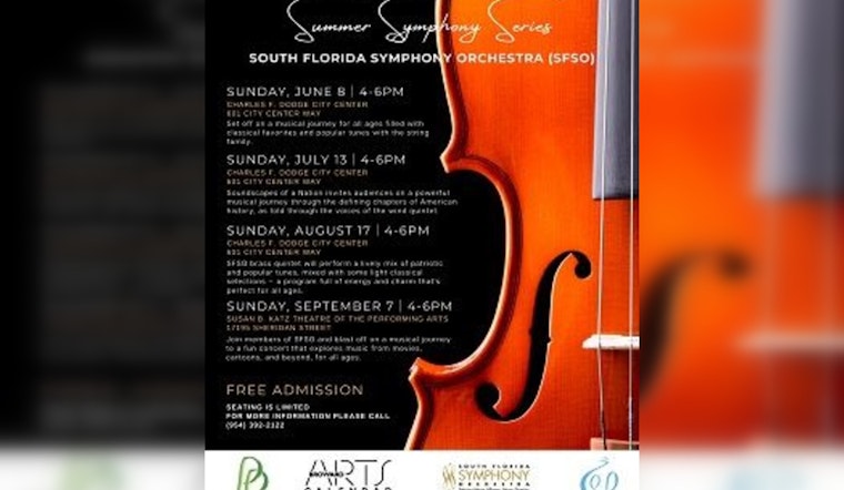 Free Summer Symphony Series Featuring South Florida Symphony Orchestra Coming to Pembroke Pines