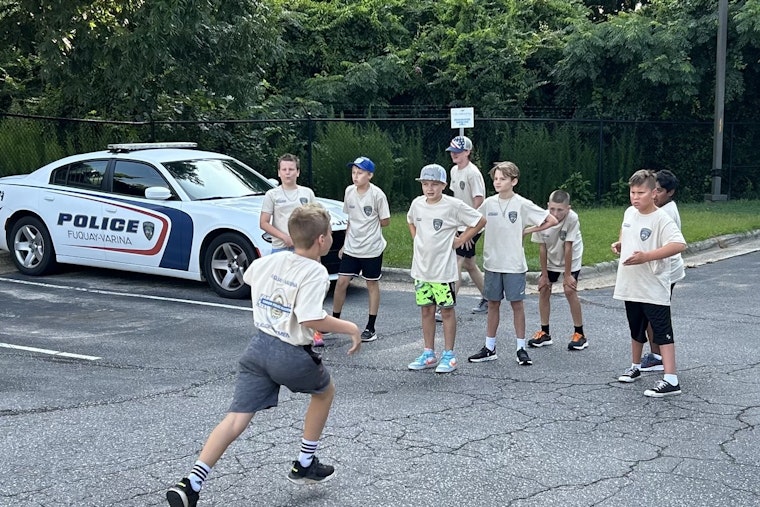 Fuquay-Varina Police Department's New Junior Police Academy Kicks Off with Focus on Traffic Laws and Community Engagement