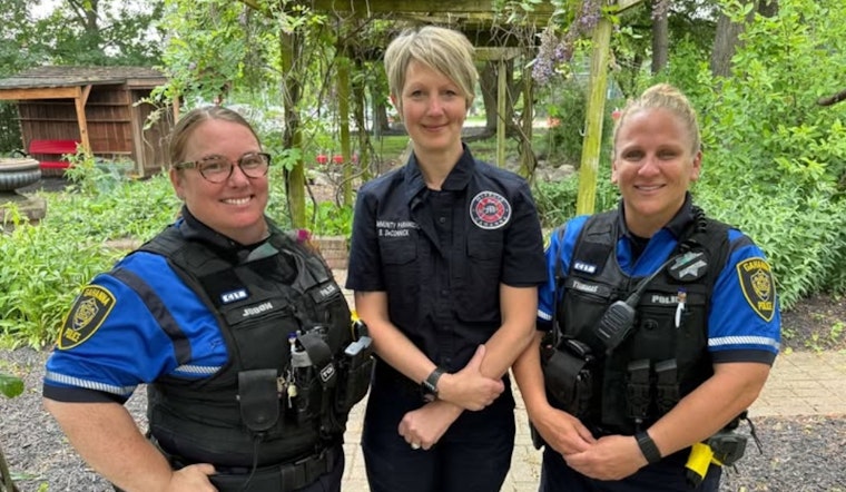 Gahanna Police and Fire Departments Forge Unified Front for Community Safety, Officers and Paramedic Lead the Charge