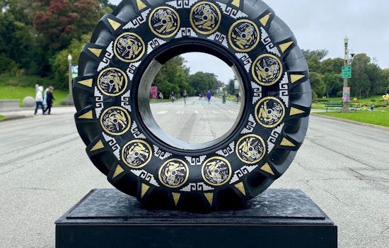 Acclaimed Artist Turns Discarded Tires Into Towering Sculptures Along Car-Free JFK Drive in Golden Gate Park