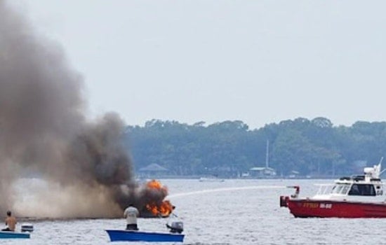 Good Samaritan and Son Rescue Five from Fiery Boat Mishap on St. Johns River Near Julington Creek