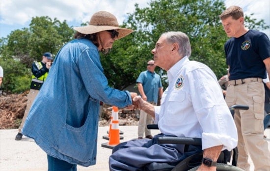 Gov. Abbott Pledges Rapid Recovery for Central Texas Flood Victims, Tours Damage in Leander