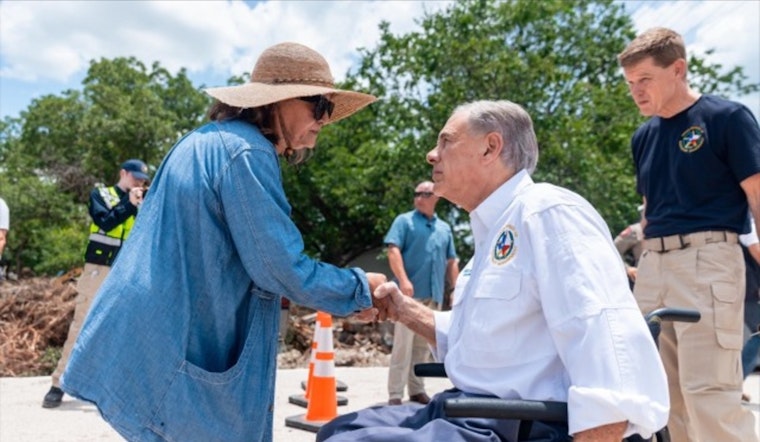 Gov. Abbott Pledges Rapid Recovery for Central Texas Flood Victims, Tours Damage in Leander