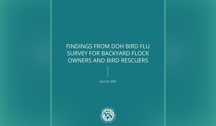 Hawaiʻi's Backyard Bird Enthusiasts Lack Awareness on Bird Flu Best Practices, DOH Survey Reveals