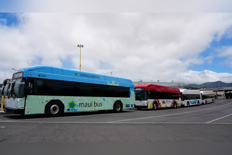 Hawaii Advances Green Transportation with New All-Electric Bus Fleets in Kauaʻi, Maui, and Hawaii Island