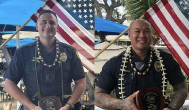 Hawai‘i Police Officers Murray, Fujii, and Stender Recognized for Exemplary Service