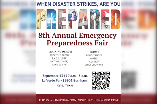 Hays County and City of Kyle to Host 8th Annual Emergency Preparedness Fair on September 13