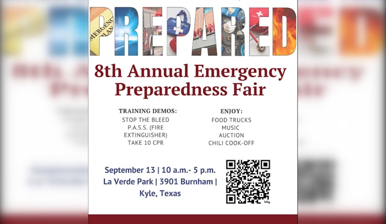 Hays County and City of Kyle to Host 8th Annual Emergency Preparedness Fair on September 13