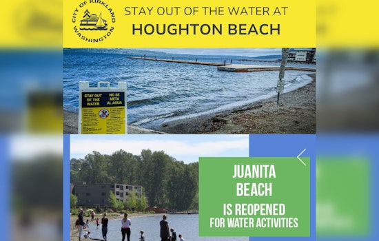 Health Officials Issue Swim Advisory for Houghton Beach in Kirkland Amid Bacteria Concerns