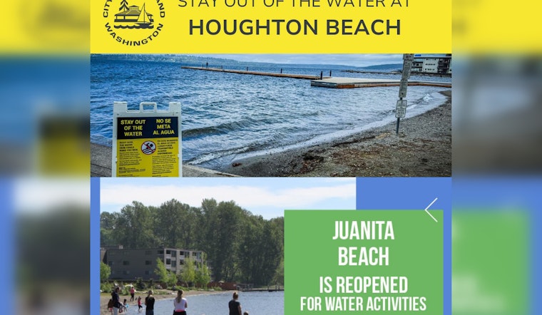 Health Officials Issue Swim Advisory for Houghton Beach in Kirkland