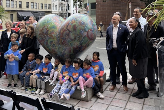 Tenderloin's First "Hearts in San Francisco" Sculpture Brings Love to Neighborhood with New Landmark at GLIDE