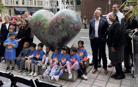 Tenderloin's First "Hearts in San Francisco" Sculpture Brings Love to Neighborhood with New Landmark at GLIDE