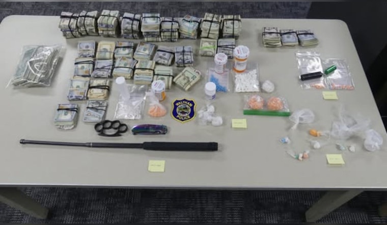 Helmetless Scooter Ride Leads to Major Drug Bust in Waltham, Suspect