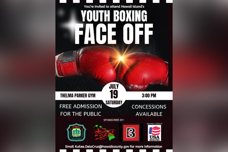 HI-PAL Youth Boxing Face Off in Waimea, Free Community Event Promotes Police-Youth Mentorship