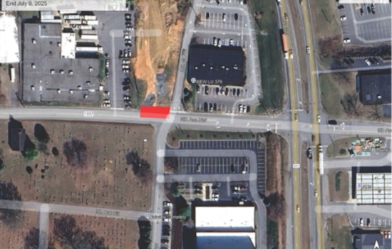 Hickory Drivers Alert as Ninth Avenue NW Lane Closes for Storm Drain Work July 8-9 Near DMV Office