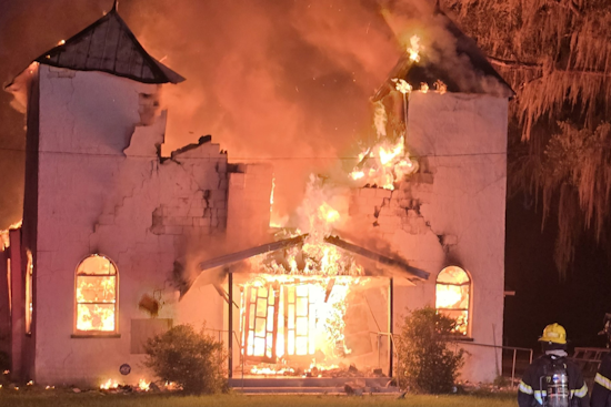 Historic Antioch Missionary Baptist Church in Citra Destroyed by Fire, No Injuries Reported