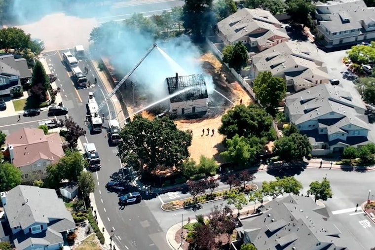 Historic Harlan House in San Ramon Ravaged by Suspected Arson, Owner's Plans in Jeopardy