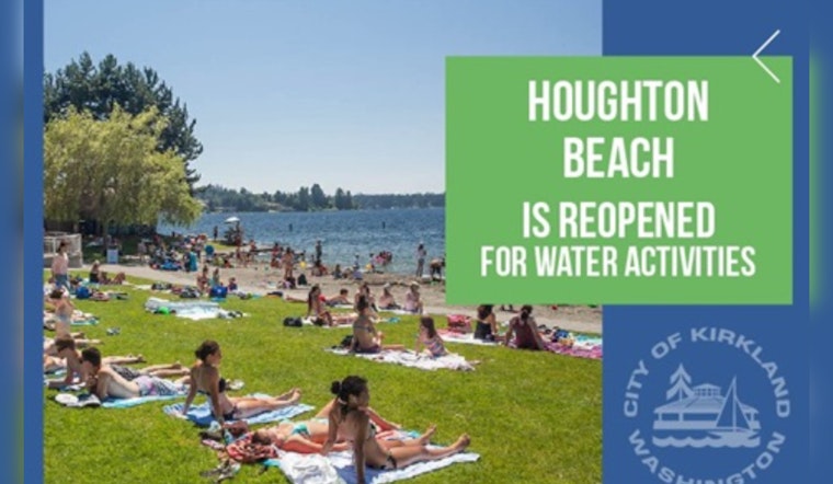 Houghton Beach Reopens, Safe Water Levels Welcomes Swimmers and Beachgoers in Seattle Area