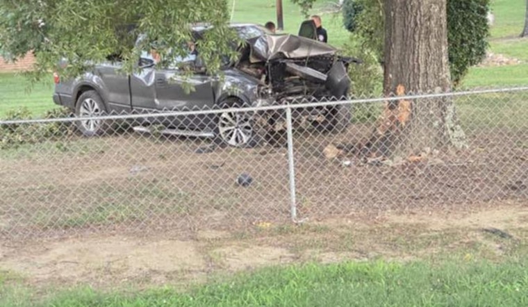 Huntersville and Concord Firefighters Swiftly Rescue Entrapped Driver After High-Speed Collision with Tree