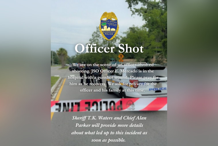 Jacksonville Deputy Hospitalized, Suspect Dead After Armed Robbery Ends in Shootout