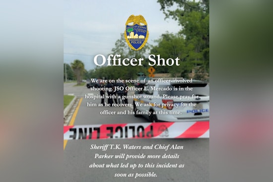 Jacksonville Deputy Hospitalized, Suspect Dead After Armed Robbery Ends in Shootout