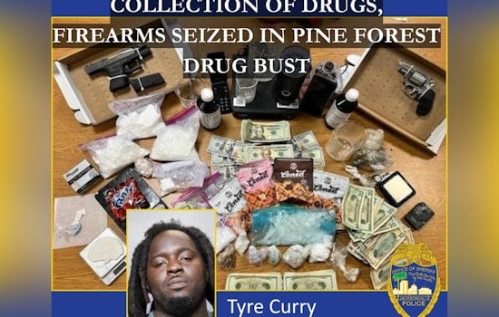 Jacksonville Drug Raid Uncovers Cocaine, Meth, and Guns as Suspect Tyre Curry Faces Multiple Felony Charges