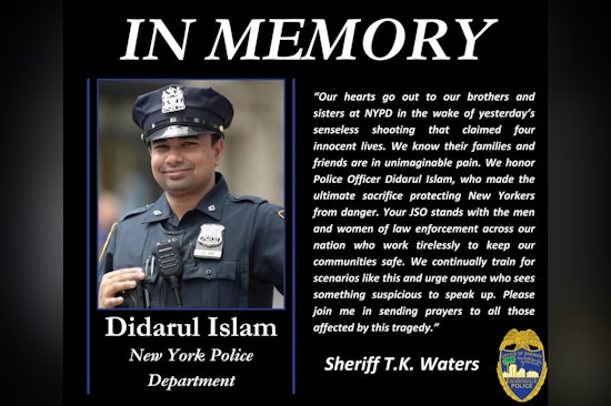 Jacksonville Sheriff Expresses Condolences, Stands In Solidarity with NYPD After Tragic Shooting