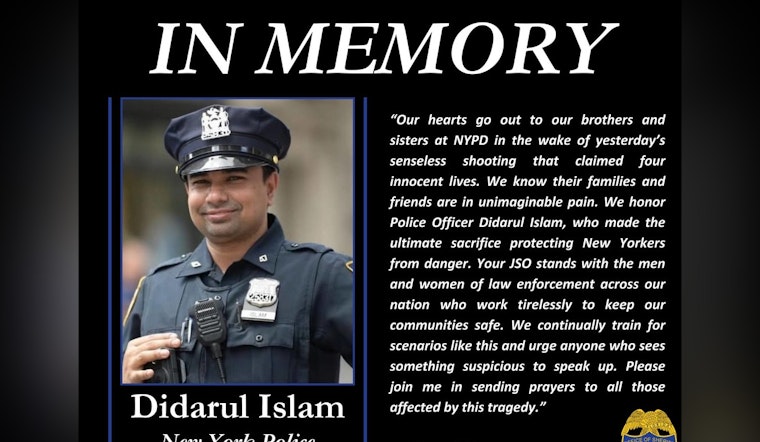 Jacksonville Sheriff Expresses Condolences, Stands In Solidarity with NYPD After Tragic Shooting