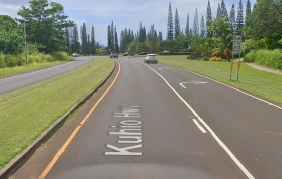 Kauaʻi's Kūhiō Highway Nighttime Closure Scheduled for Hanalei Hill Repavement through September