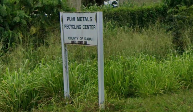 Kauai County Reopens Metal Recycling for Residents, Businesses to Use Puhi Facility