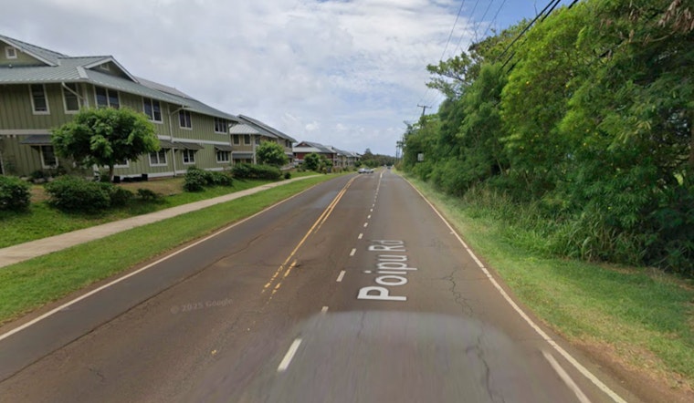 Kauai Drivers Alert, Po‘ipū Road Lane Closures Scheduled for July 23-25 for Maintenance Work